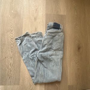 Abercombie and fitch high rise dad jeans criss cross waist s 24 00